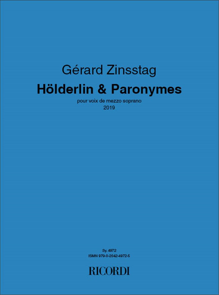 Hölderlin & Paronymes